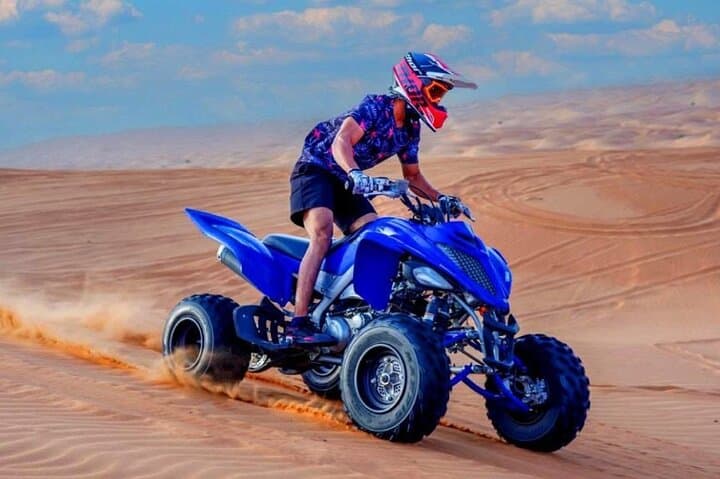 Agafay Desert Quad Bike Half-Day: Tea with a Nomad and Shuttle from Marrakech photo 3