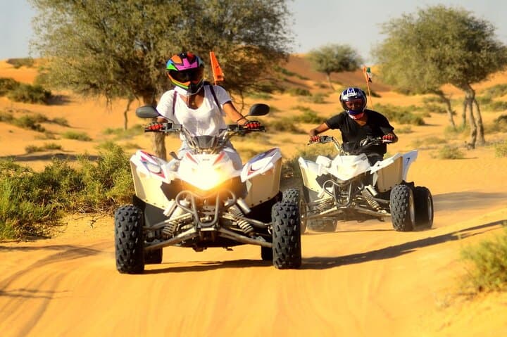 Agafay Desert Quad Bike Half-Day: Tea with a Nomad and Shuttle from Marrakech photo 2