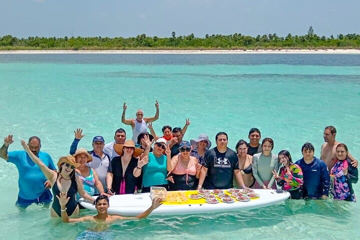 Snorkel Palancar & El Cielo: 4‑Hour Boat Tour with Fresh Ceviche in Cozumel photo 2