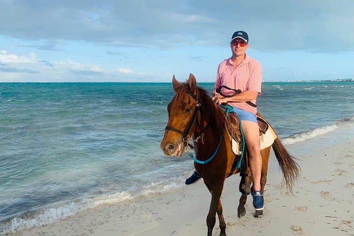 Sunset Horseback Ride on Providenciales Beaches: Wheeland Coastal Sunset Ride photo 4