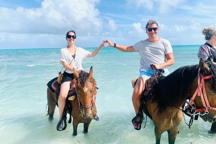 Private 60-Minute Beach Horseback Ride in Turks and Caicos photo 3
