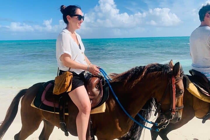 Private 60-Minute Beach Horseback Ride in Turks and Caicos photo 5