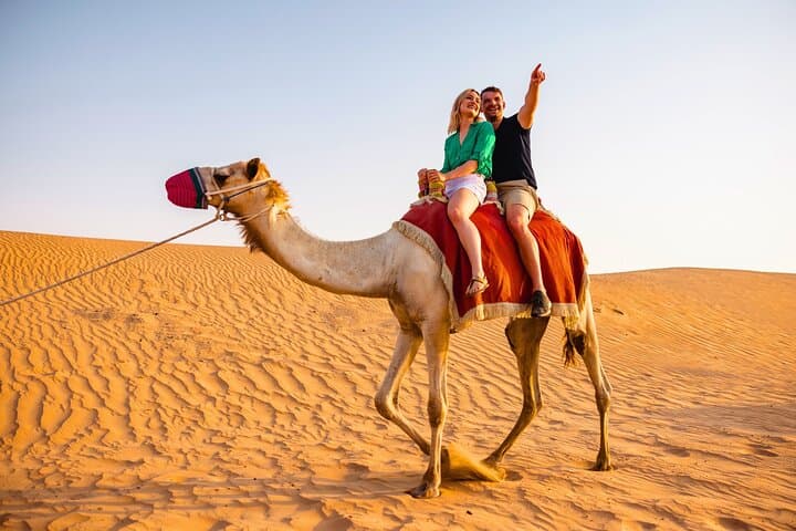 Dubai Lahbab Desert Safari: Sunset Quad Biking, Dune Bashing & BBQ Experience