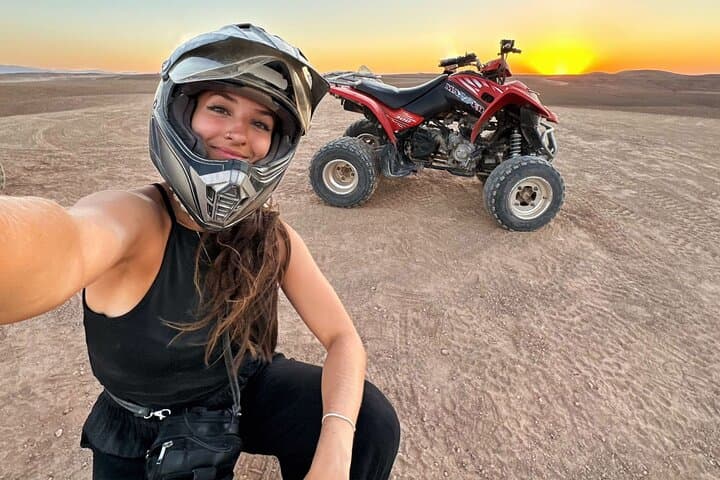 Agafay Desert Escape: Quad Biking, Camel Ride & Sunset Dinner from Marrakech