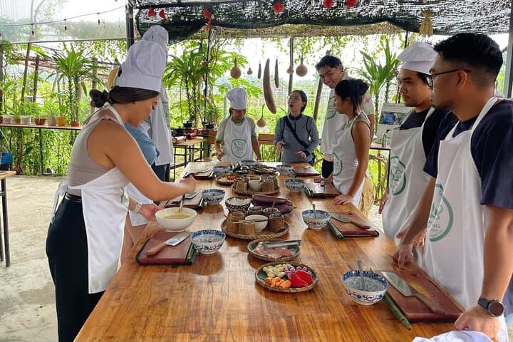 Hoi An Vespa Cooking Adventure: Market-to-Table Class in Tra Que photo 6