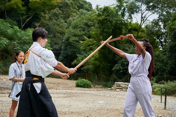 Train with a Samurai Sword Master at Ryuan-ji Temple — Private Kenjutsu Experience in Minoh