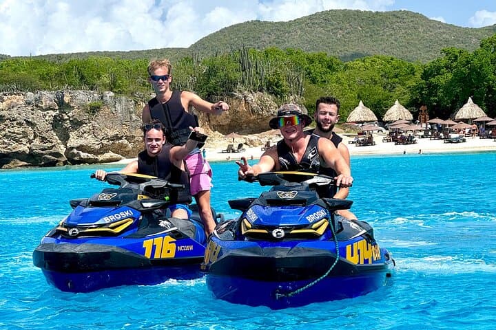 Curaçao West Coast Jetski Tour: 1.5-Hour Ride to Knip Beaches and Turtle Spots