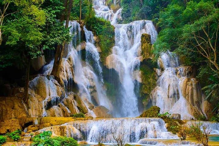 Mekong Cruise to Pak Ou Caves and Kuang Si Waterfalls — Luang Prabang Day Tour photo 2
