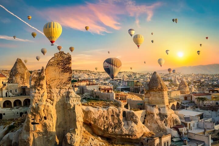 Sunrise Balloon Flight Over Cappadocia's Fairy Chimneys