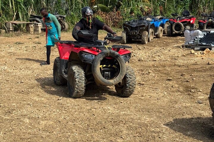 ATV, Zipline & Cliff-Dive Sunset: Full-Day Adventure from Montego Bay photo 2