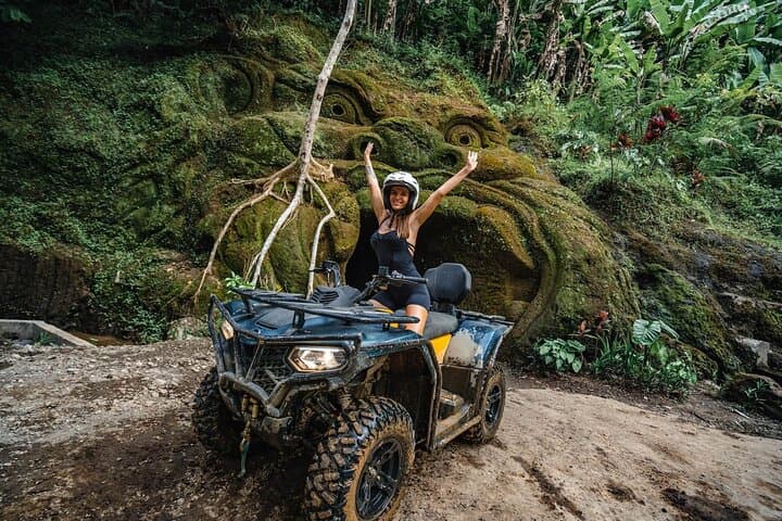 ATV to Gorilla Cave, Tegenungan Waterfall & Monkey Forest — Ubud Full-Day Adventure