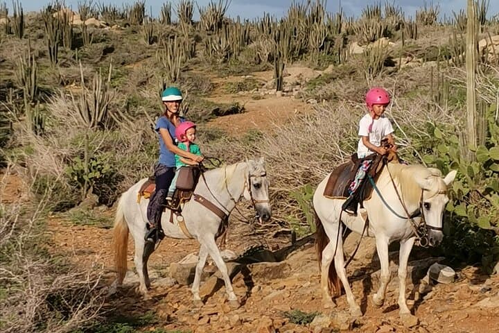 Aruba Hidden Lagoon Horseback Ride: Family-Friendly Cunucu Trail photo 2