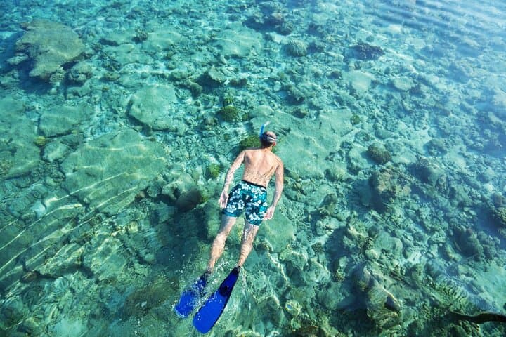 Blue Lagoon & Tanjung Jepun Snorkel + Ubud Waterfalls — Private Day Tour Bali