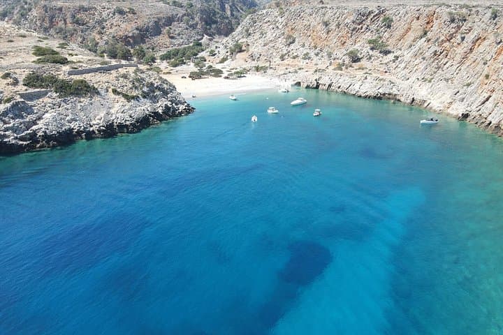Private Boat Trip from Kolymvari to Menies — 4-Hour Swim Coves & Sea Caves photo 1