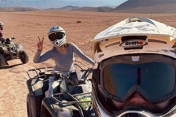 Agafay Quad & Camel Ride: ATVs, Berber Tea, and Sunset in the Stone Desert photo 6
