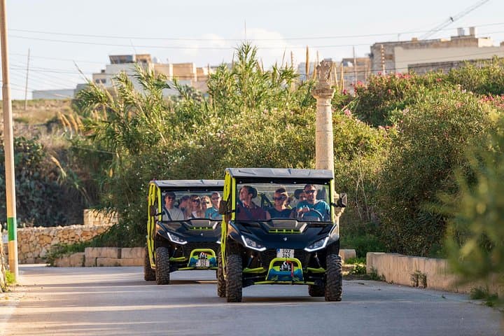 Gozo Jeep Safari and Blue Lagoon Boat Trip — UTV Day Safari to Ta' Cenc, Dwejra & Comino