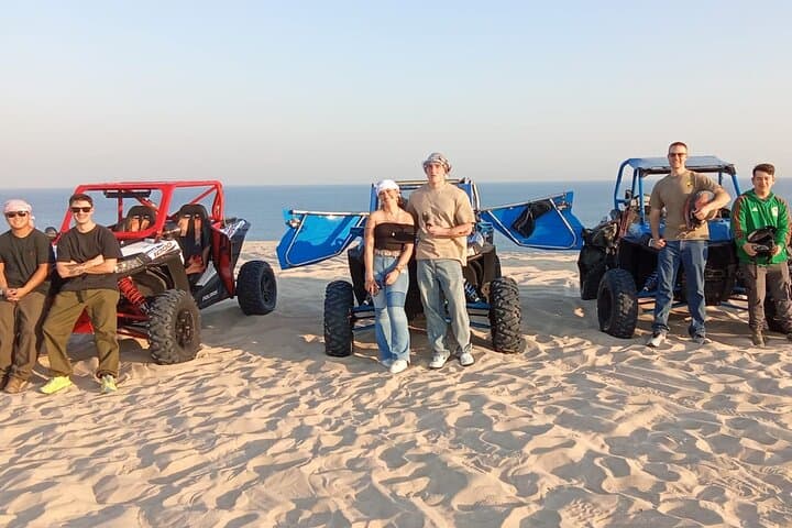 Inland Sea Dune Buggy Safari — Camel Trek & Sand Surfing from Doha