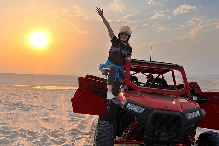 Inland Sea Dune Buggy Safari — Camel Trek & Sand Surfing from Doha photo 2