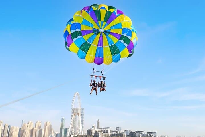 Soar Over Burj Al Arab: Parasailing the Dubai Coastline photo 6