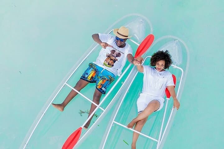 Transparent Kayak & Drone Experience in Kendwa, Zanzibar