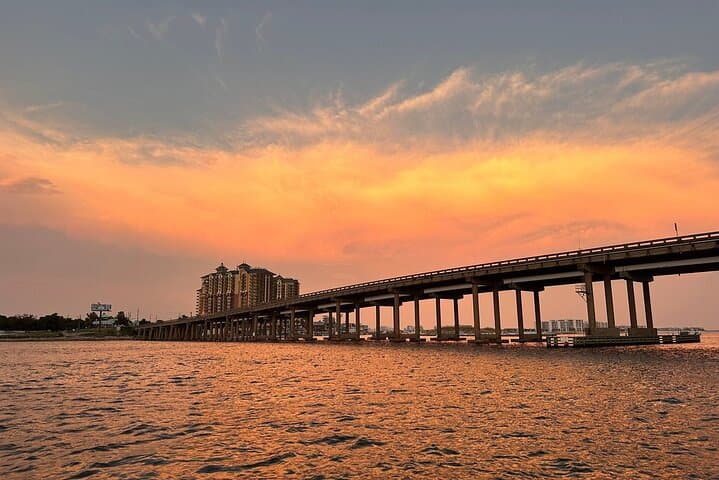 Destin Harbor Sunset Dolphin and Holiday Lights Cruise: Evening Catamaran Guide photo 2