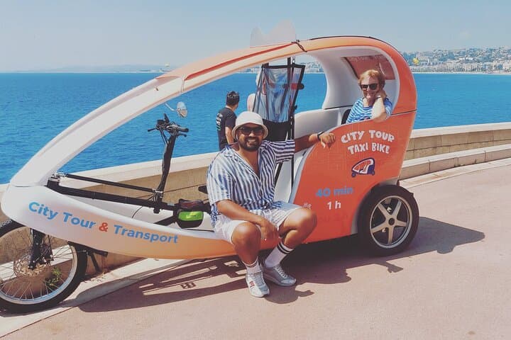 Velotaxi Ride Through Nice: Private 2.5-Hour Guided City Tour