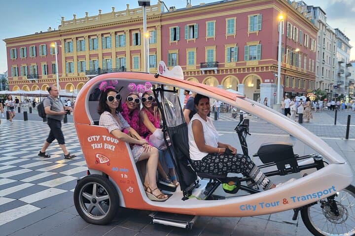 Velotaxi Ride Through Nice: Private 2.5-Hour Guided City Tour photo 2