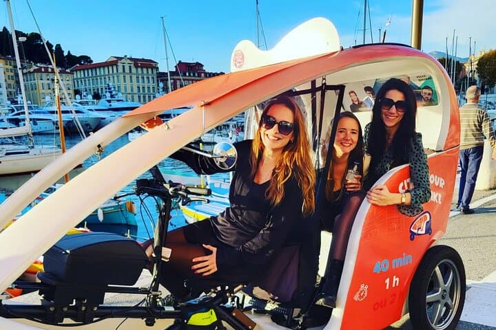 Velotaxi Ride Through Nice: Private 2.5-Hour Guided City Tour photo 3
