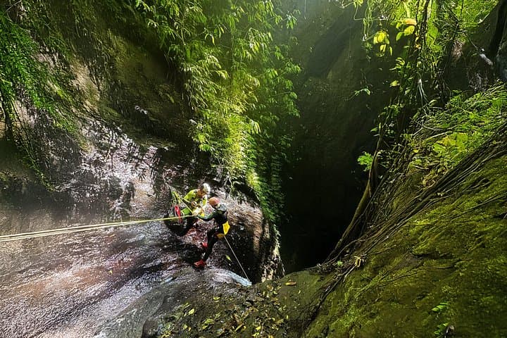 Aling Gorge Canyoning: Wild Water, Bats and Rappels Near Ubud