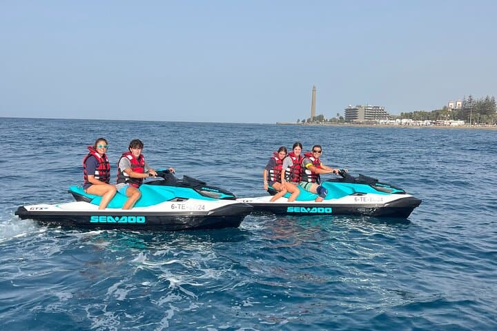 Jet Ski the South Coast: Pasito Blanco Watermobile Tour, Gran Canaria