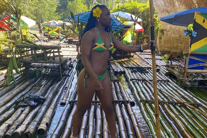 Private Bamboo Rafting and Limestone Massage on Montego Bay River photo 3