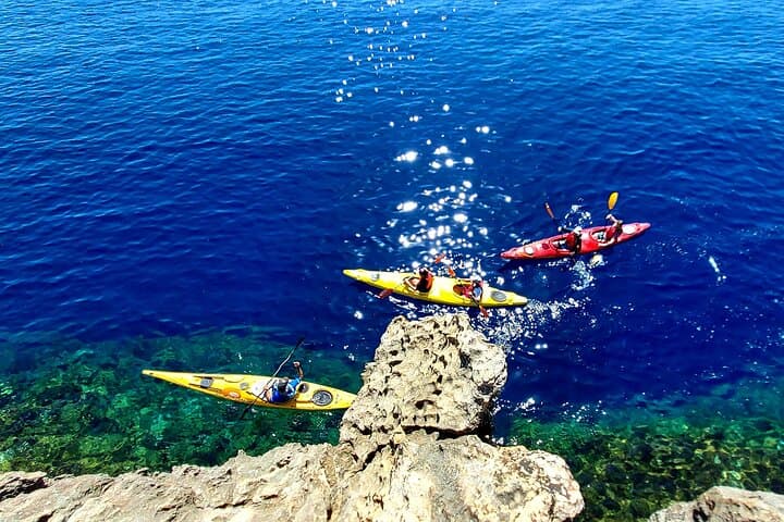 Kayak Gozo to Comino: Guided Half-Day Paddle to Blue Lagoon and Hidden Caves