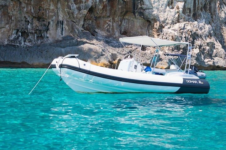 RIB Tour from Arbatax to Cala Mariolu & Cala Goloritzè — Gulf of Orosei Boat Trip