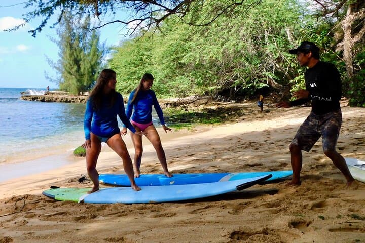 Beginner Surf Lesson North Shore Haleiwa Oahu — Learn to Stand Up with Local Pros