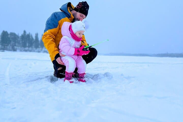 Ice Fishing in Rovaniemi: Arctic Lake Fishing on Kemijoki photo 2