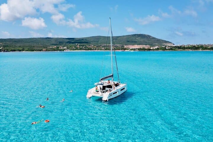 Half-Day Catamaran to La Pelosa from Stintino — Fornelli Pools & Aperitif photo 3