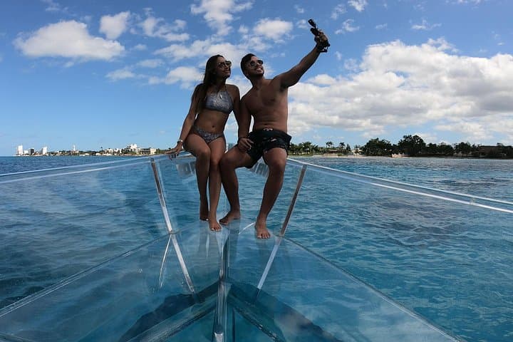 Clear Boat Ride, Snorkel & Drinks in Cozumel — Glass-Bottom Tour for Cruise Guests photo 5