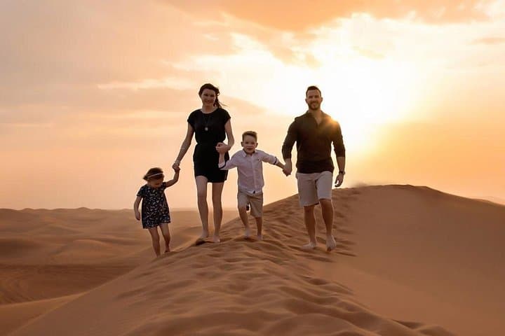 Morning Dubai Desert Safari: Private 4x4 Dune Bashing, Sandboarding & Camel Ride photo 1