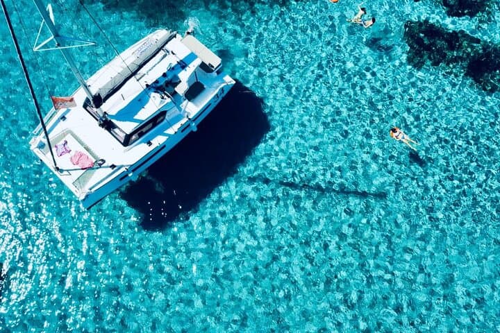 Half-Day Catamaran to La Pelosa from Stintino — Fornelli Pools & Aperitif