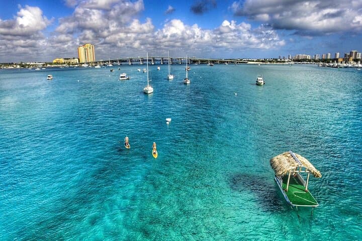 Private Paddle Boarding Adventure to Peanut Island from Singer Island