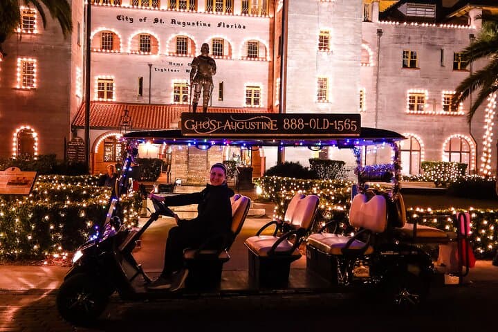 St. Augustine Night of Lights EV Ride: Guided Holiday Light Tour