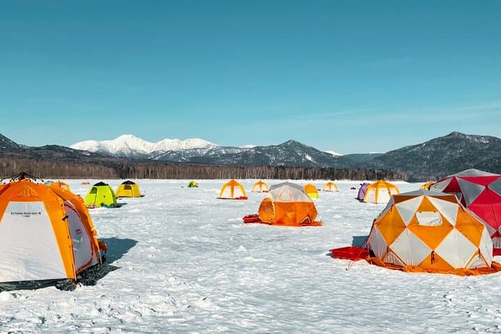 Lake Nukabira Wakasagi Ice Fishing: Private Smelt Fishing Tour in Hokkaido