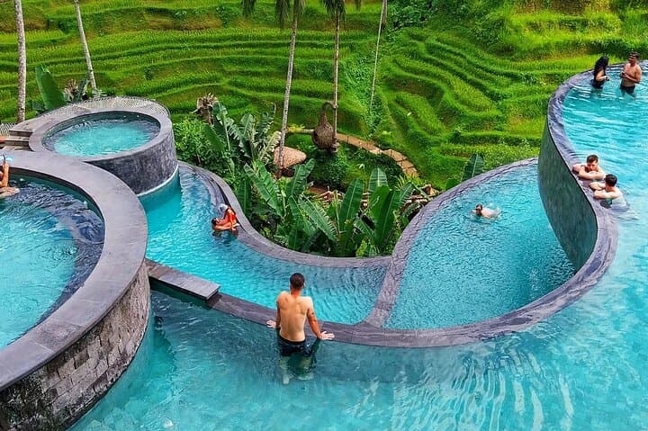 Ubud Monkey Forest, Tegenungan Waterfall & Cretya Infinity Pool Day Tour