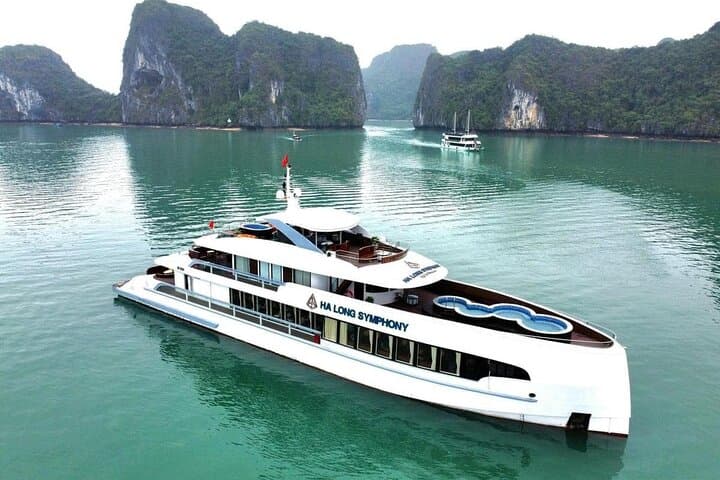 Halong Symphony Cruise: Day Trip from Hanoi to Ha Long Bay Caves & Kayaking photo 1