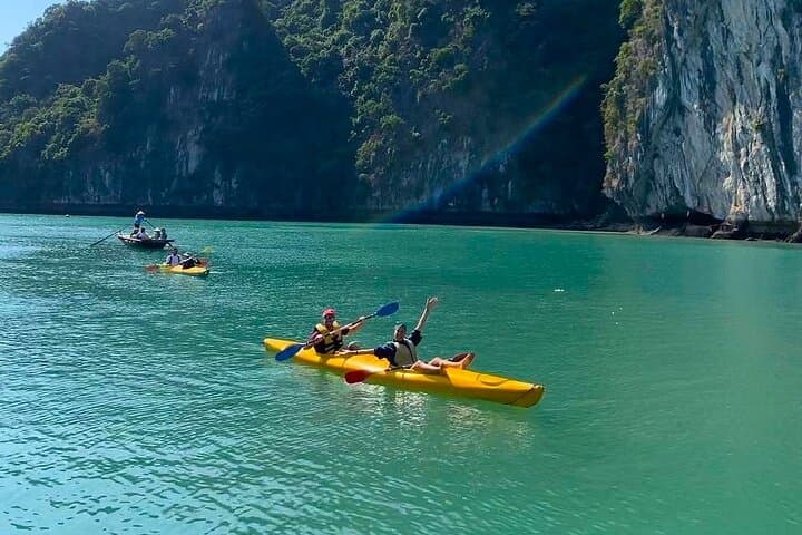 Private Canoe Adventure: Lan Ha Bay & Ba Trai Dao from Ha Long photo 3