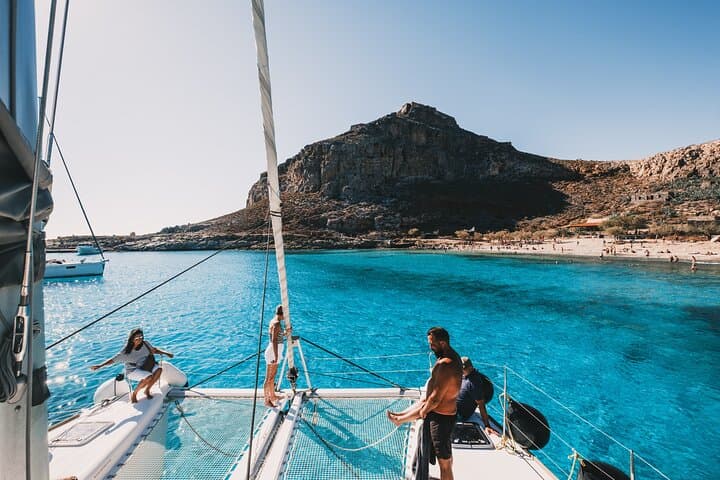 Balos Lagoon & Gramvousa Luxury Catamaran Cruise from Kissamos