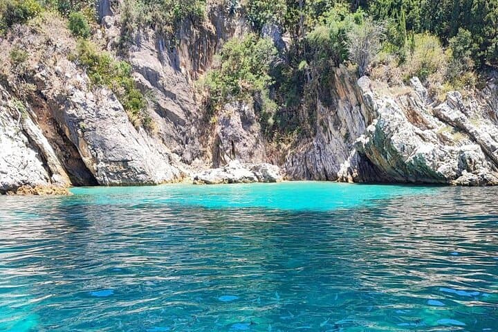 Sail to Corfu's Northeast Sea Caves: 5-Hour Private Yacht Cruise from Gouvia