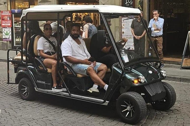 Private Golf Cart Tour to Fiesole & Roman Theatre — Tuscan Hillside Drive from Florence