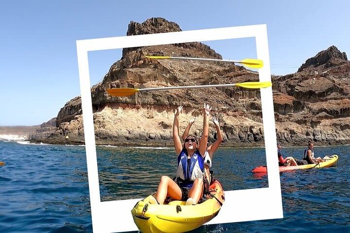 Kayak and Snorkel the Mogán Sea Caves: Guided Kayak Tour in Gran Canaria