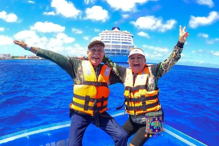 Glass-Bottom Boat & Snorkel: Cozumel's Punta Norte to Legos Reef photo 6